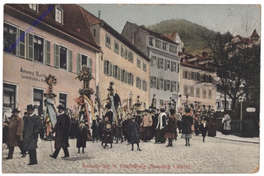 Heidelberg, Sommertag in Heidelberg (Sonntag Lätare)