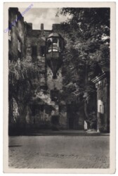 Heidelberg, Schloss Heidelberg, Erker am Bibliotheksbau