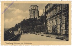Heidelberg, Blick auf den Schlossturm