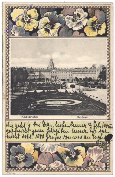 ak126697 Karlsruhe, Schloss