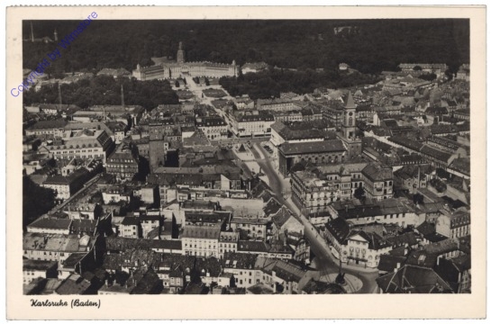 ak126698 Karlsruhe, Ortsansicht