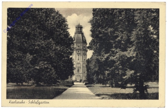 ak126699 Karlsruhe, Schlossgarten