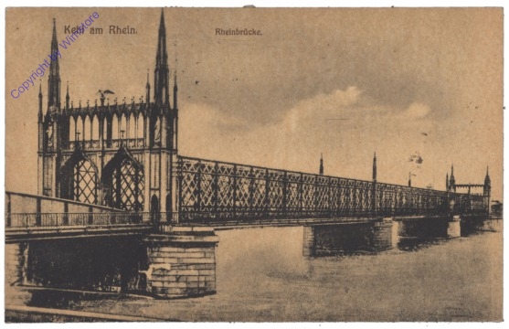 ak126707 Kehl am Rhein, Rheinbrücke