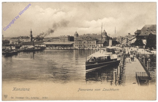 Konstanz, Panorama vom Leuchtturm