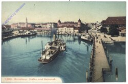 Konstanz, Hafen und Bahnhof