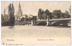 Konstanz, Rheinbrücke mit Münster