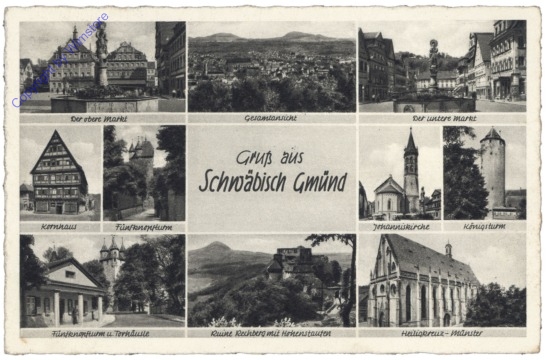ak126802 Schäbisch Gmünd, Gruss aus