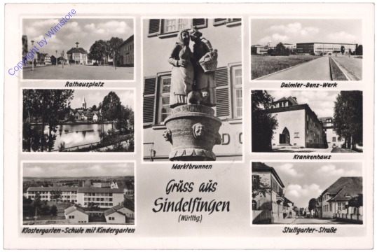 ak126812 Sindelfingen, Multiansicht