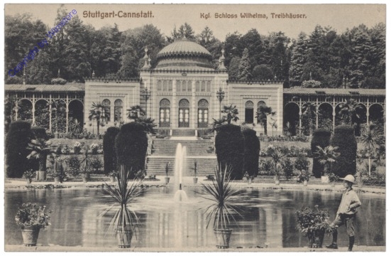 Stuttgart, Cannstatt, Kgl Schloss Wilhelma, Treibhäuser
