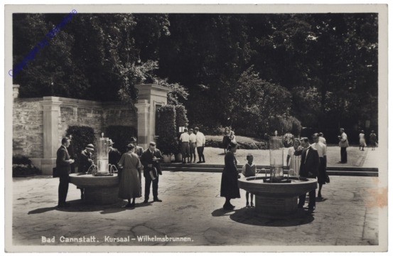 Stuttgart, Cannstatt, Kursaal - Wilhelmsbrunnen