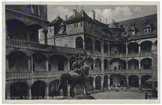 Stuttgart, Schloßhof im Alten Schloß