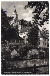 Tübingen, Hölderlinturm u. Stiftskirche