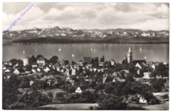 Überlingen, mit Schweizer Alpen