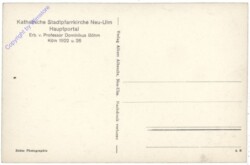 Ulm, Katholische Stadtpfarrkirche, Hauptportal