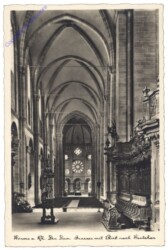 Worms, Dom, Inneres mit Blick nach Westchor