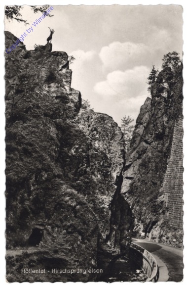 ak126937 Insel Reichenau, Höllental, Hirschsprungfelsen