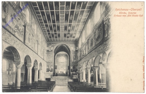 ak126943 Insel Reichenau, Kirche, Inneres