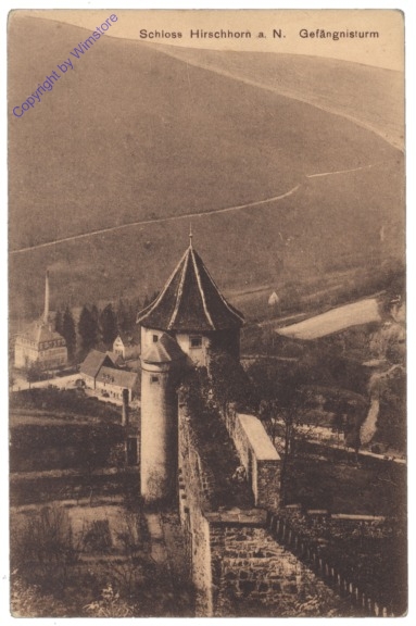 ak126961 Hirschhorn, Schloß, Gefängnisturm