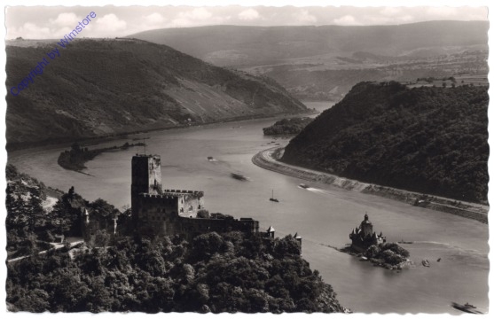 Kaub, Burg Gutenfels und die Pfalz
