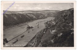 Kaub, Blick in das Rheintal