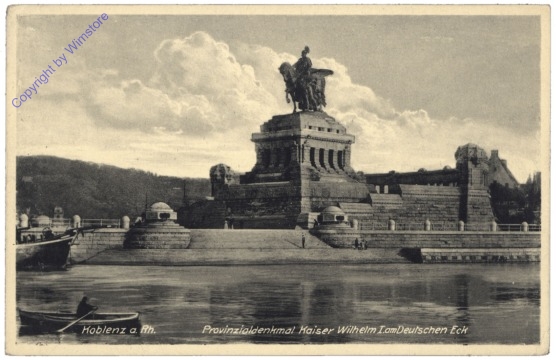 Koblenz, Provinzialdenkmal Kaiser Wilhelm I. am Deutschen Eck