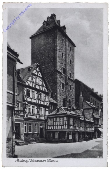 ak127069 Mainz, Eisener Turm