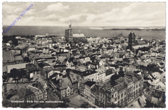 Stralsund, Blick von der Marienkirche
