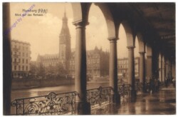 Hamburg, Rathaus, Blick auf