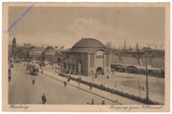 Hamburg, Eingang zum Elbtunnel