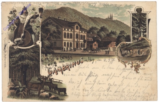 Halberstadt, Gruss vom Gambrinus