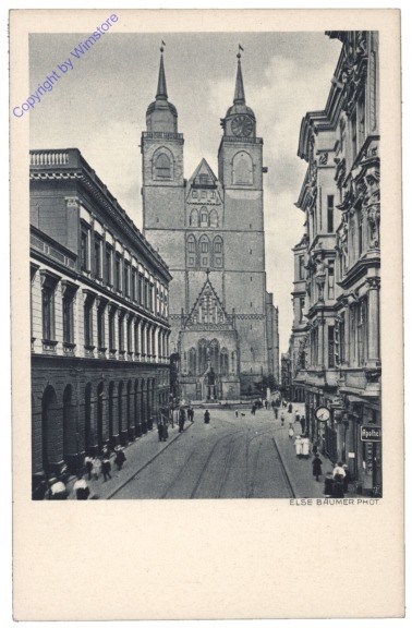 ak127257 Magdeburg, Johanniskirche und Rathaus