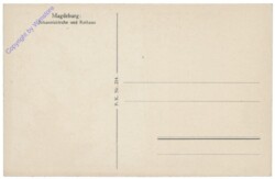 Magdeburg, Johanniskirche und Rathaus