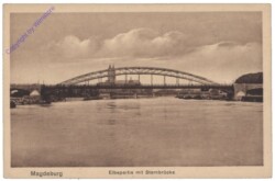 Magdeburg, Elbepartie mit Sternbrücke