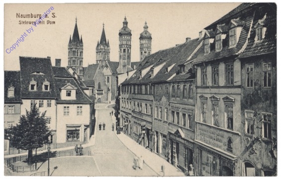 ak127263 Naumburg, Steinweg mit Dom