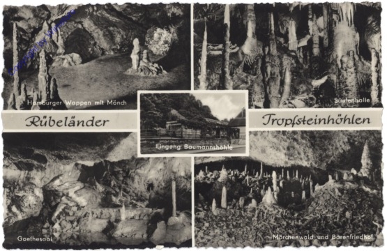 ak127267 Oberhan, Multiansicht Rübeländer Tropfsteinhöhlen