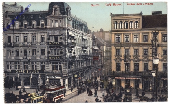 ak127318 Berlin, Unter den Linden, Cafe Bauer