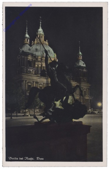 Berlin, Dom bei Nacht