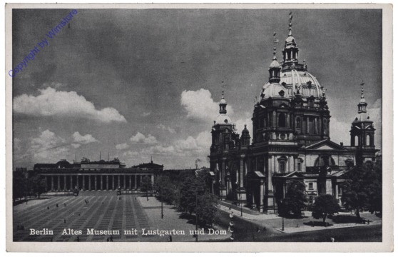 Berlin, Dom, Altes Museum mit Lustgarten