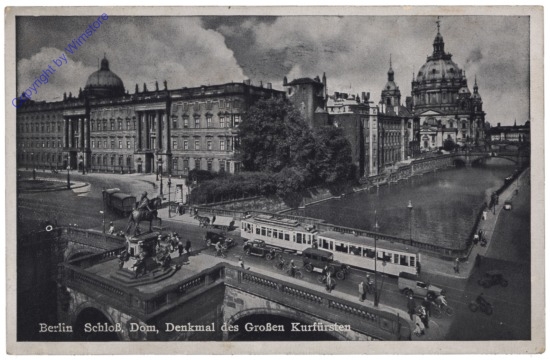 Berlin, Dom, Schloss, Denkmal des Großen Kurfürsten
