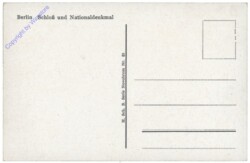 Berlin, Schloss und Nationaldenkmal