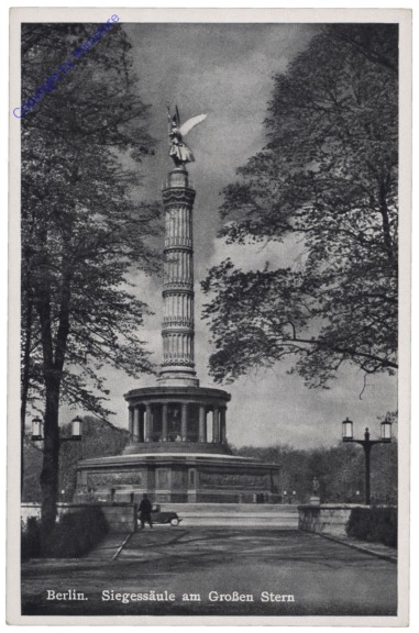 ak127365 Berlin, Siegessäule, am Großen Stern