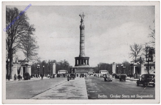 ak127370 Berlin, Siegessäule, Großer Stern