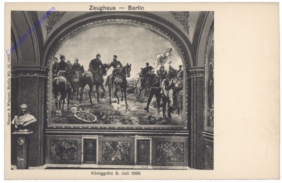 ak127387 Berlin, Zeughaus, Königgrätz 3. Juli 1866