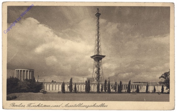 Berlin, Funkturm und Ausstellungshallen