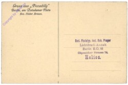 Berlin, Potsdamer Platz, Gruss aus "Piccadilly"