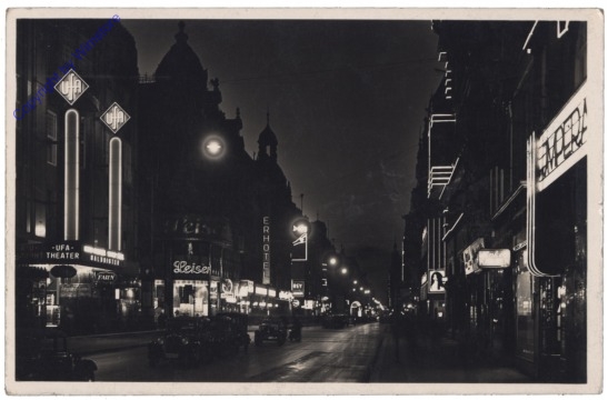 Berlin, Friedrichstrasse bei Nacht