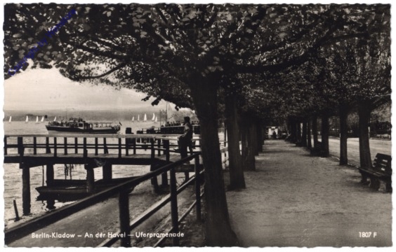 Berlin, Kladow, An der Havel, Uferpromenade