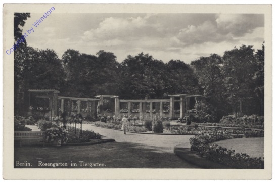 Berlin, Rosengarten im Tiergarten
