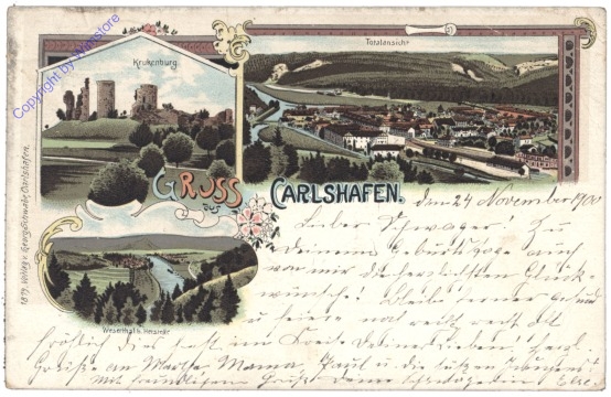 Bad Karlshafen, Gruss aus