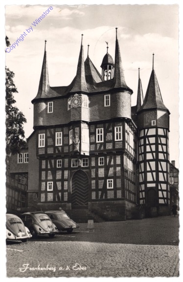 Frankenberg, Das historische zehntürmige Rathaus